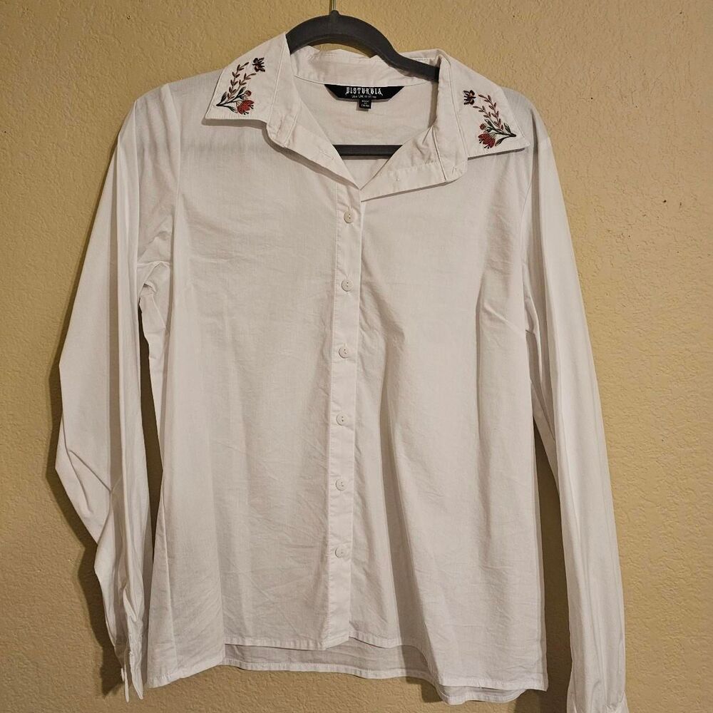 Disturbia Women's White Shirt